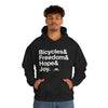 Bicycle HOPE - Unisex Fleece Pullover Hoodie