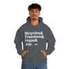 Bicycle HOPE - Unisex Fleece Pullover Hoodie