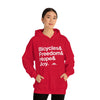 Bicycle HOPE - Unisex Fleece Pullover Hoodie