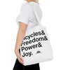 Bicycle Joy Tote
