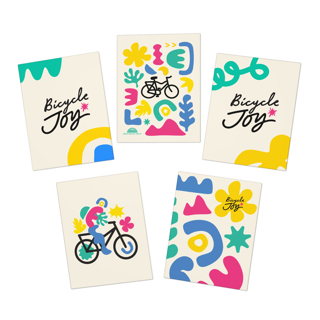 Bicycle Joy Greeting Cards (5-Pack)