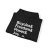 Bicycle Joy - Unisex Fleece Pullover Hoodie