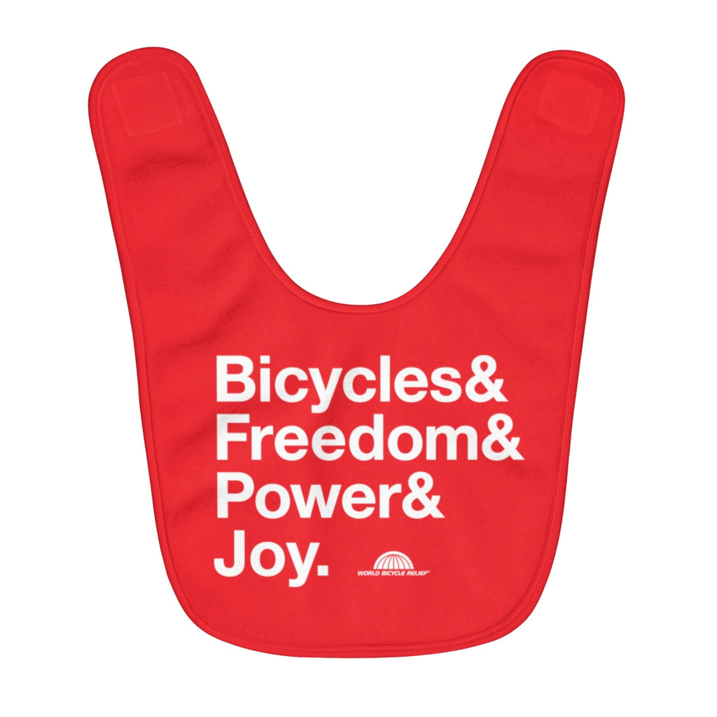 Bicycle Joy Baby Bib